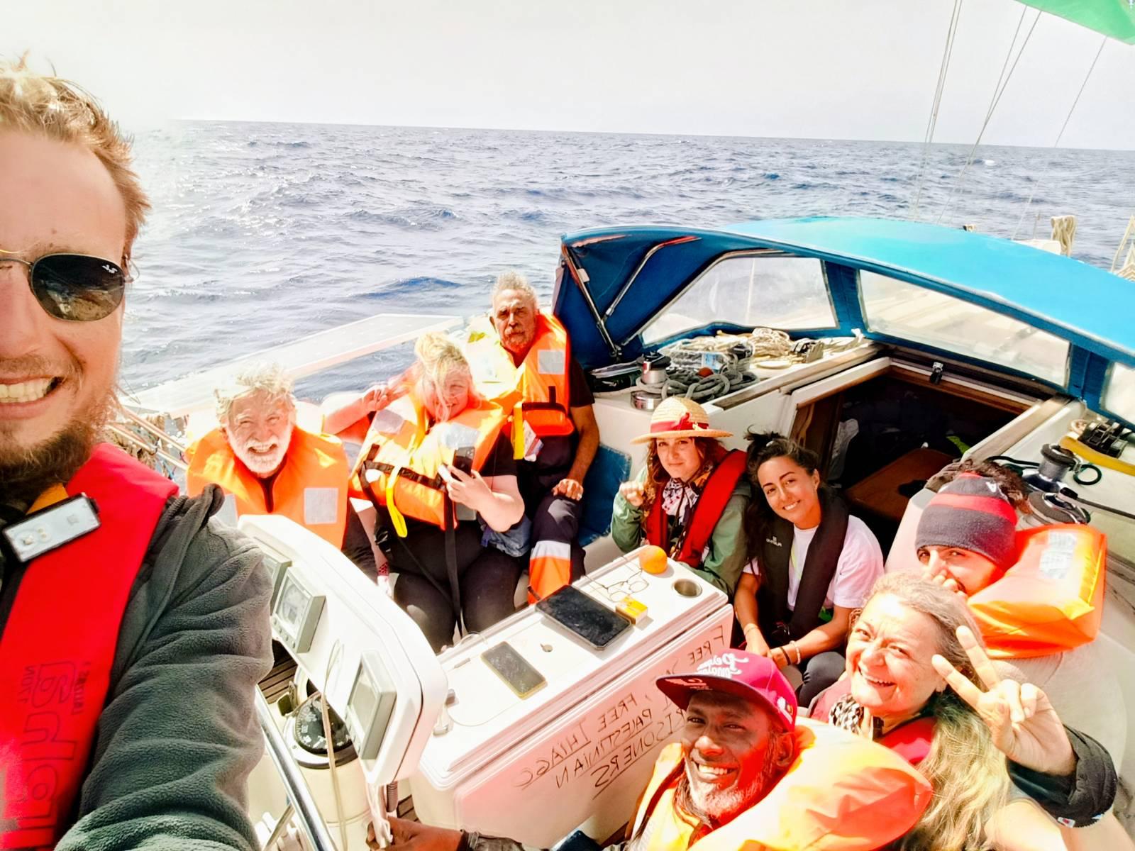 Benito González Rodríguez, integrante da Global Sumud Flotilla