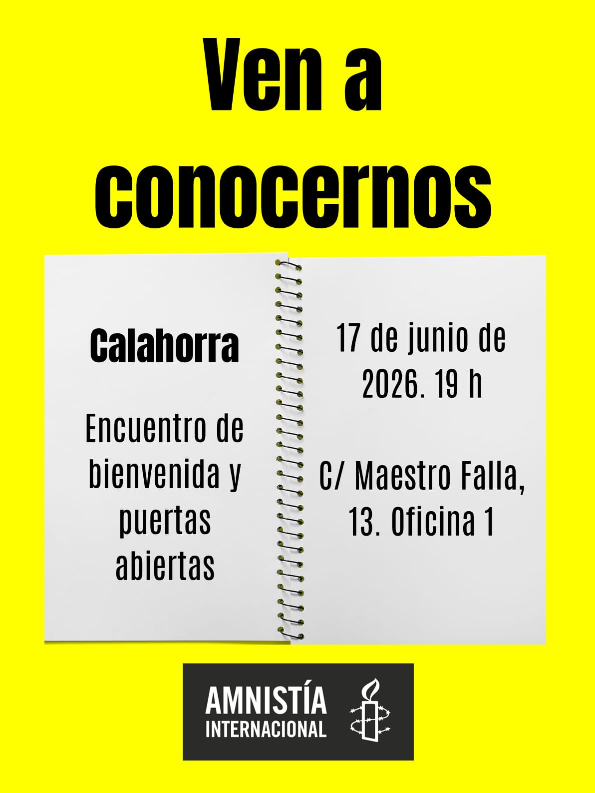 Encuentro de puertas abiertas en junio - Calahorra