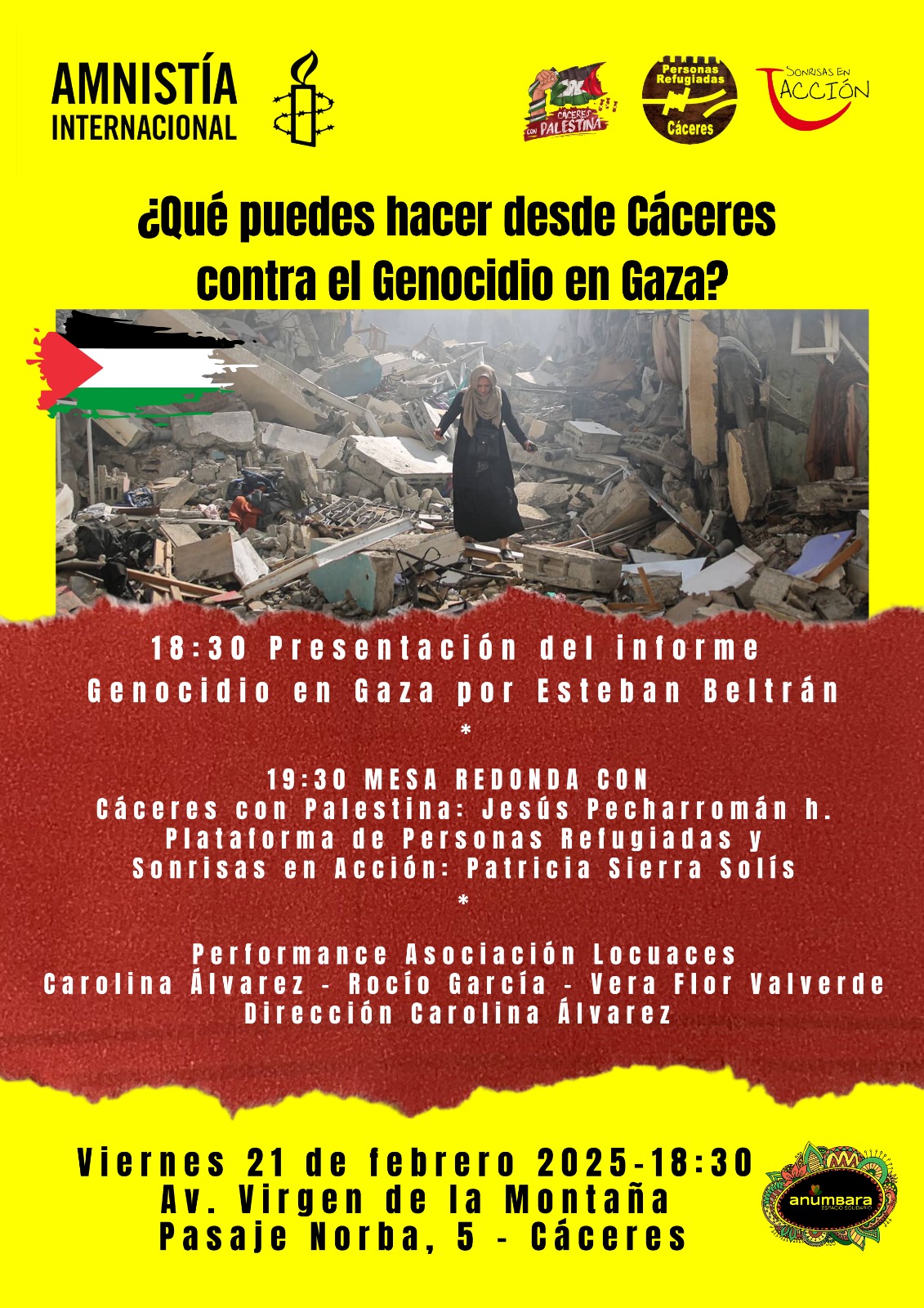 ¿Qué puedes hacer desde Cáceres contra el genocidio en Gaza?