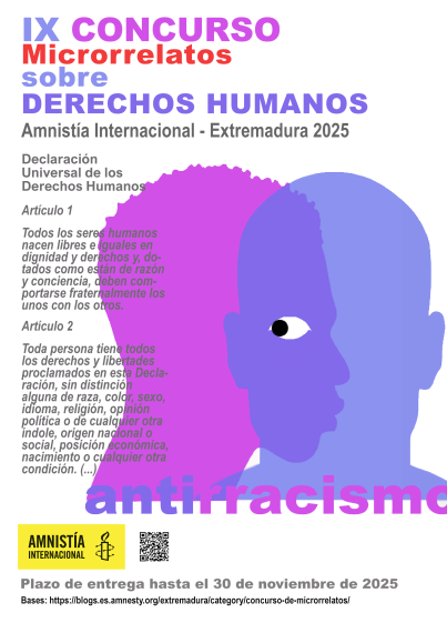 Dos siluetas de cabezas humanas, una morada y otra azulada, que se superponen. La zona común es violeta y muestra un ojo.