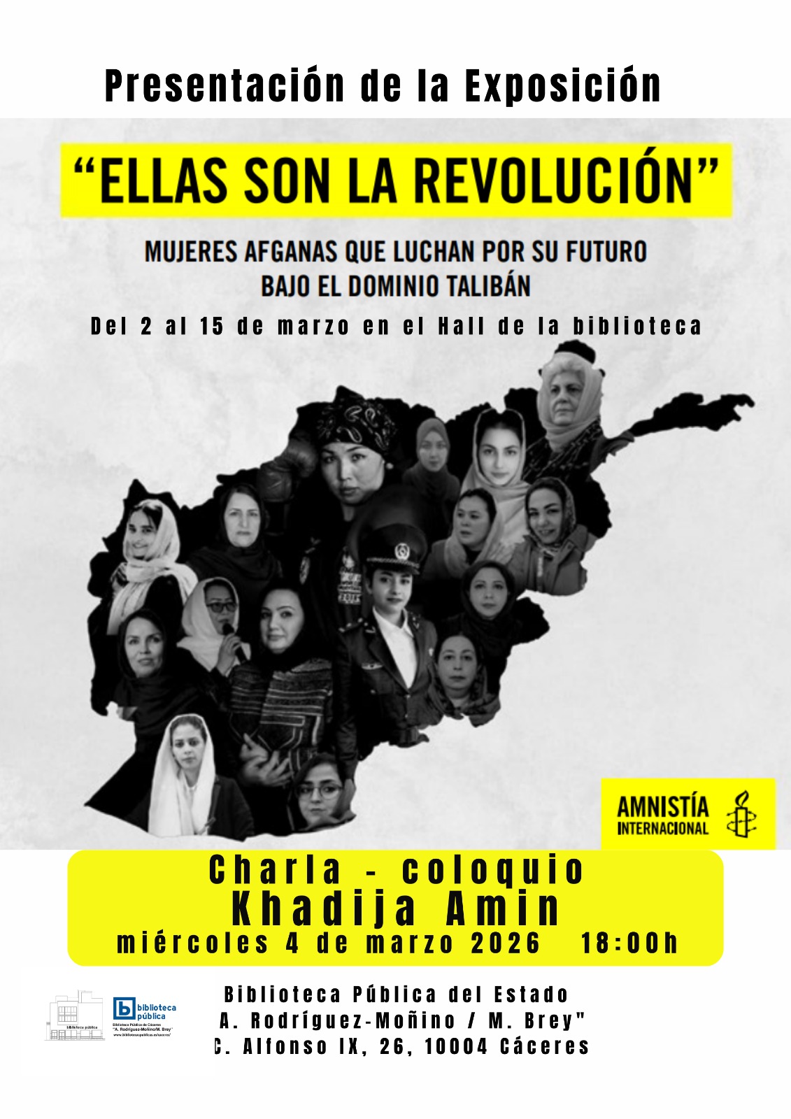Ellas son la revolución: la resistencia de las mujeres afganas llega a Extremadura