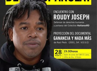 Charla del activista haitiano Roudy Joseph en Gijón