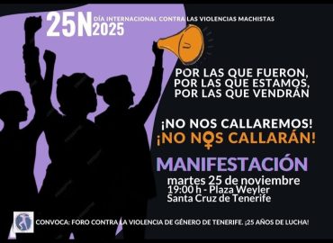 [Santa Cruz de Tenerife] Manifestación 25 N