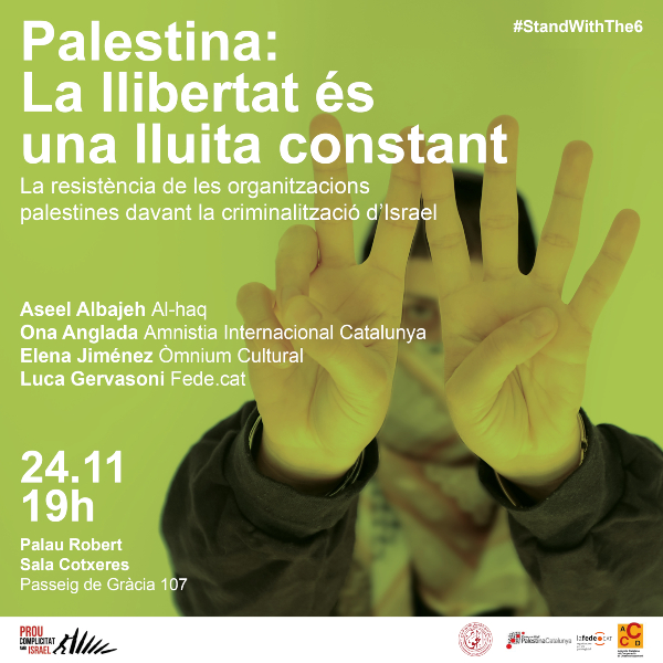 Acte "Palestina: la llibertat és una lluita constant"