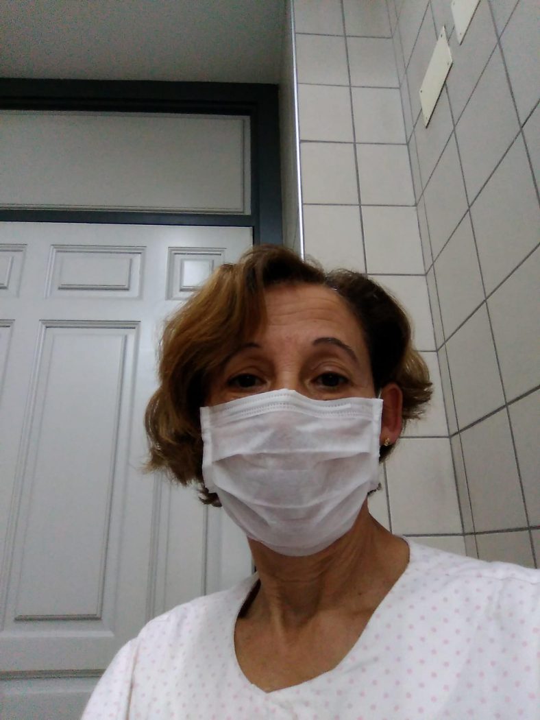 Marisa Fernández, limpiadora de un hospital de la Comunidad de Madrid