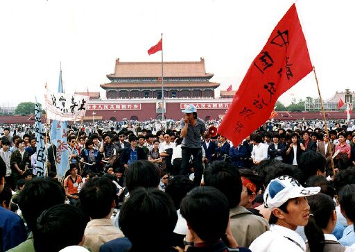 Plaza Tiananmen, mayo 1989.