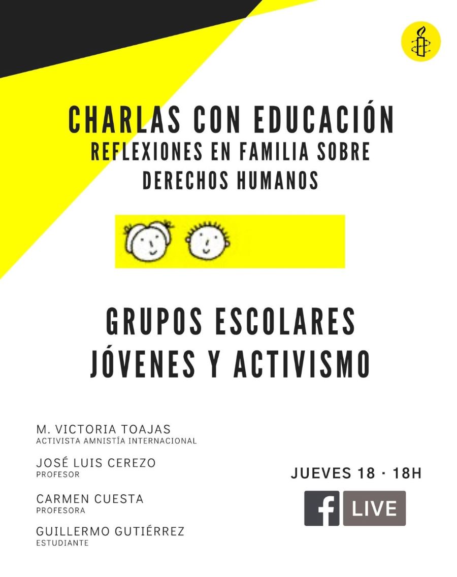 📣 [Madrid] Charlas Con Educación. Jóvenes y activismo
