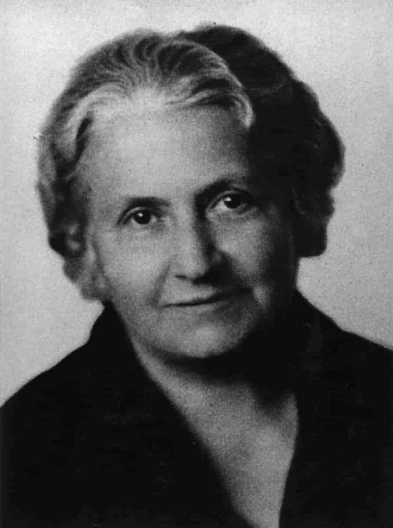 Retrato de María Montessori