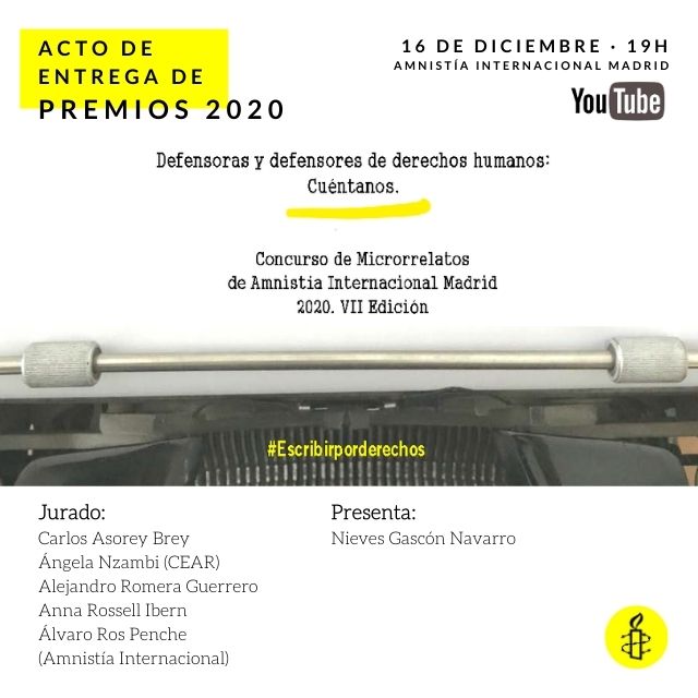 [Madrid] Entrega de premios. VII Edición Concurso Microrrelatos