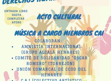 [Torrejón de Ardoz] Día Internacional de los Derechos Humanos