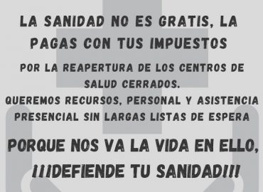 [Móstoles] No más décadas perdidas. El derecho a la salud tiene que ser prioridad