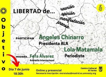 [Madrid-Moratalaz] Encuentros. Objetivo: libertad de expresión