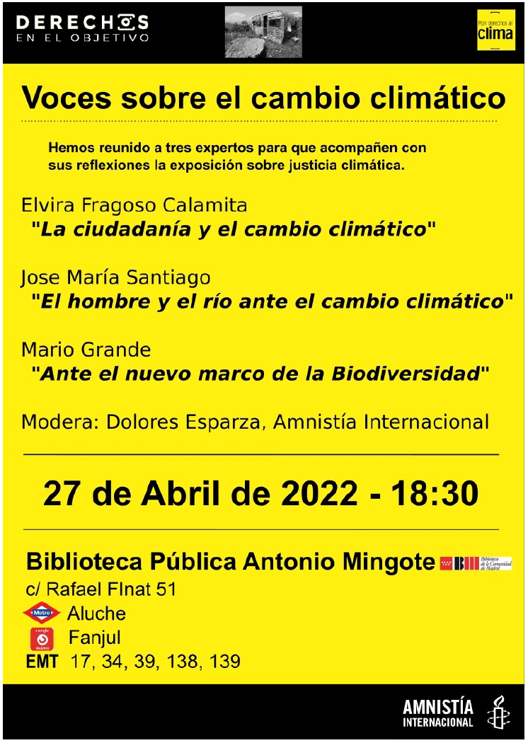 [Madrid] Voces sobre el cambio climático