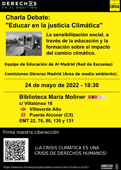 [Madrid] Educar en la Justicia Climática