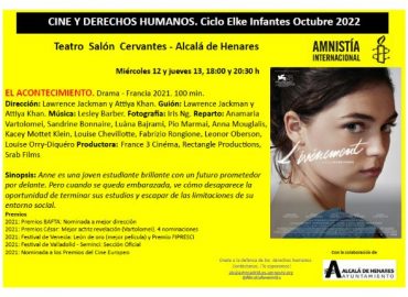 [Alcalá de Henares] ¡Estamos de vuelta! Cine y Derechos humanos