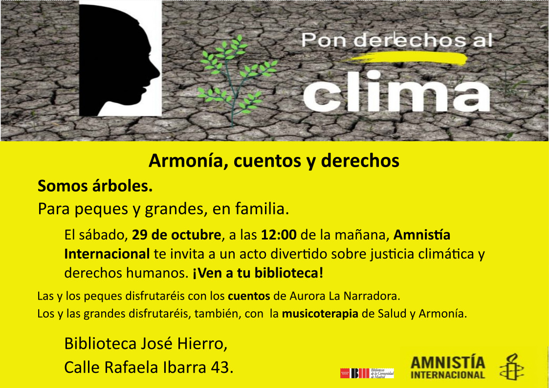 [Madrid] Crisis climática = Crisis de derechos humanos