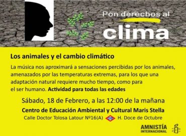 [Madrid] Los animales y el cambio climático