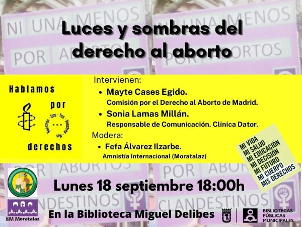 [Madrid-Moratalaz] Luces y sombras del derecho al aborto