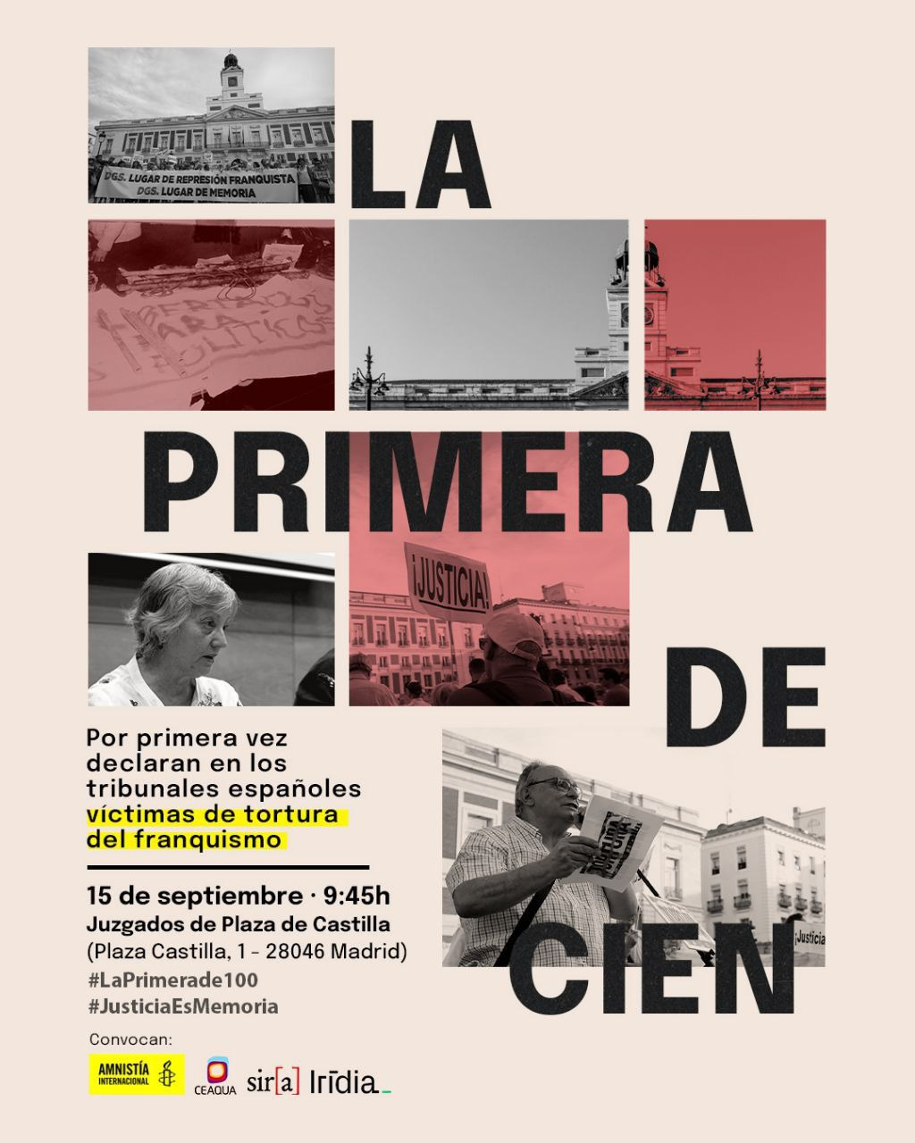 [Madrid] La primera de cien.Verdad. Justicia. Reparación.