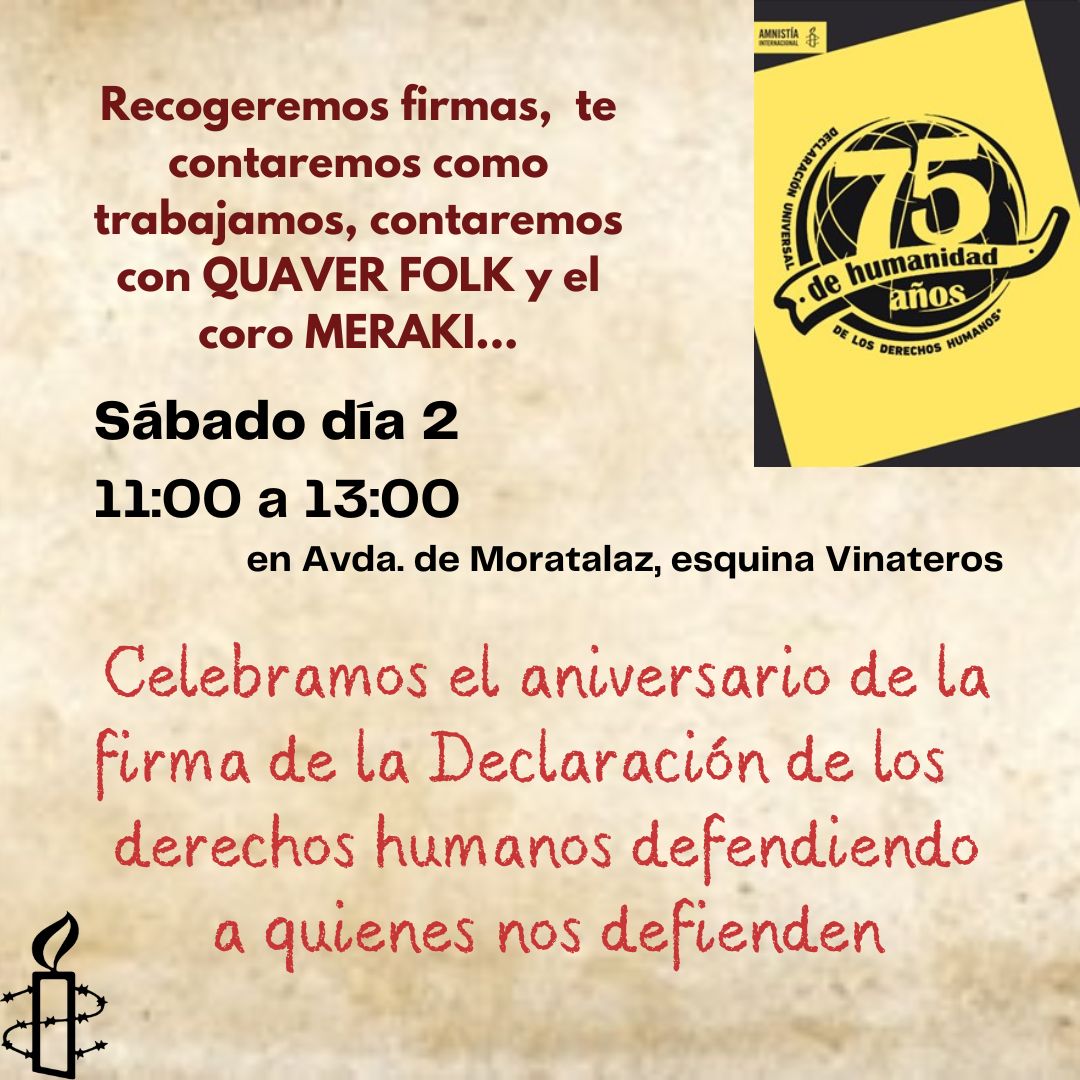 [Madrid-Moratalaz] 75 años de Derechos