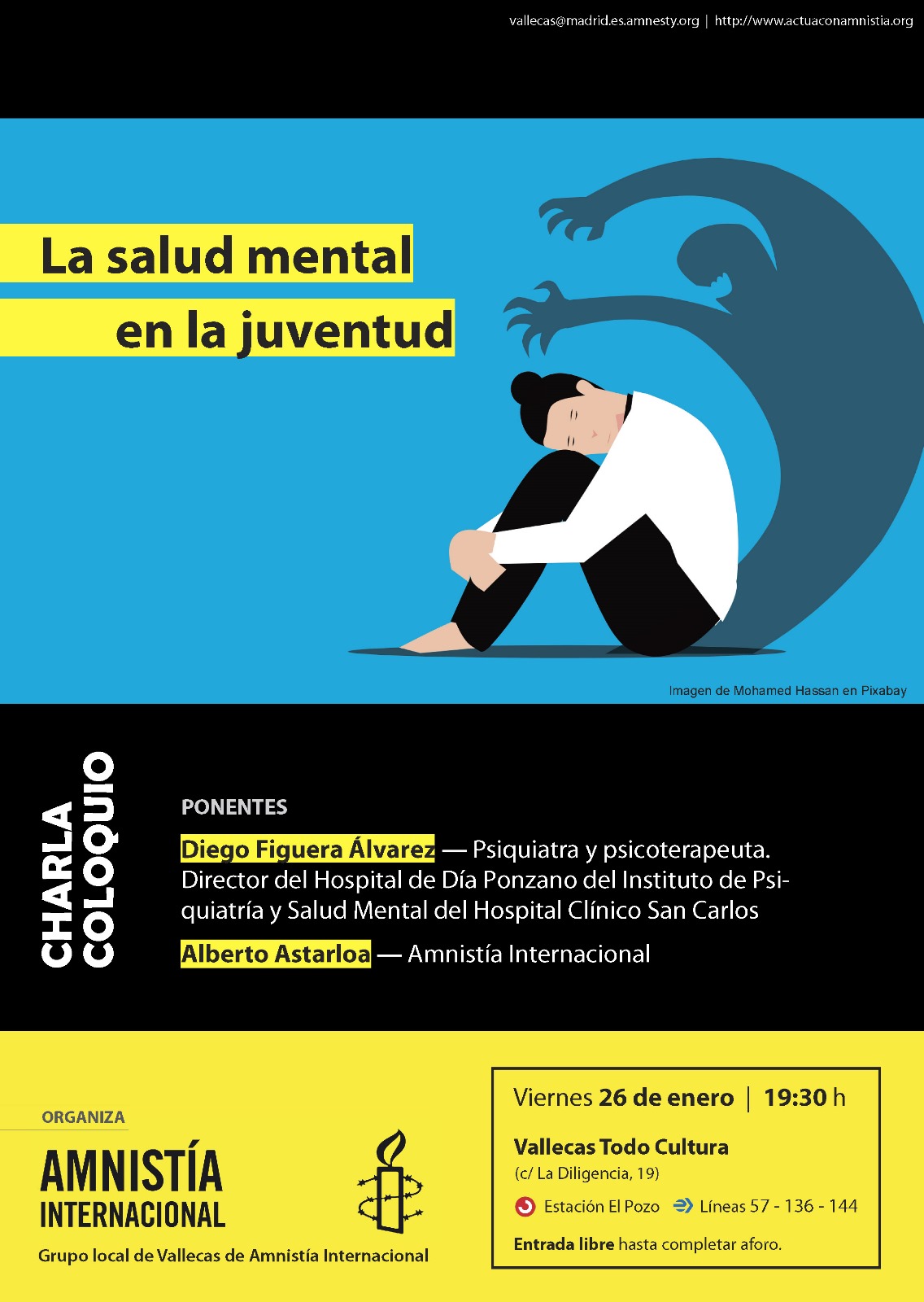 [Madrid-Vallecas] Salud mental y juventud