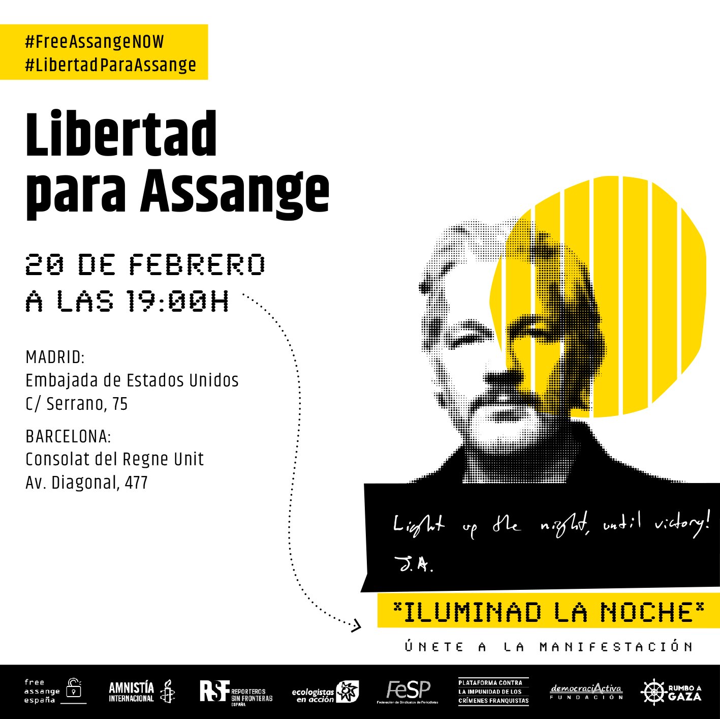 [Madrid] Libertad para Assange
