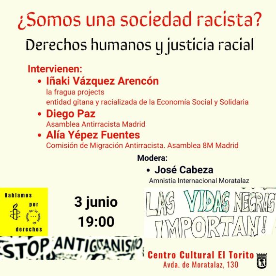 [Madrid-Moratalaz] Derechos humanos y justicia racial
