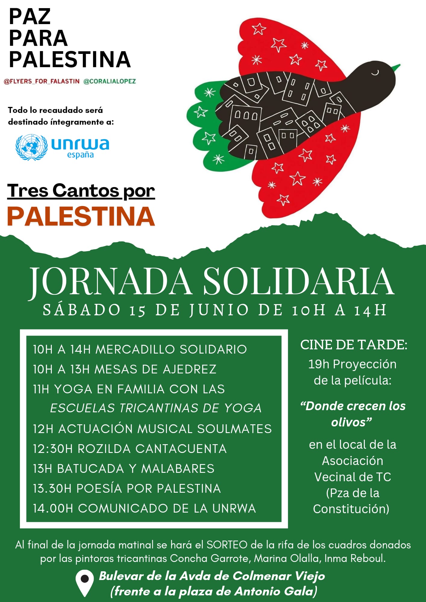 [Tres Cantos] Jornada solidaria con Palestina