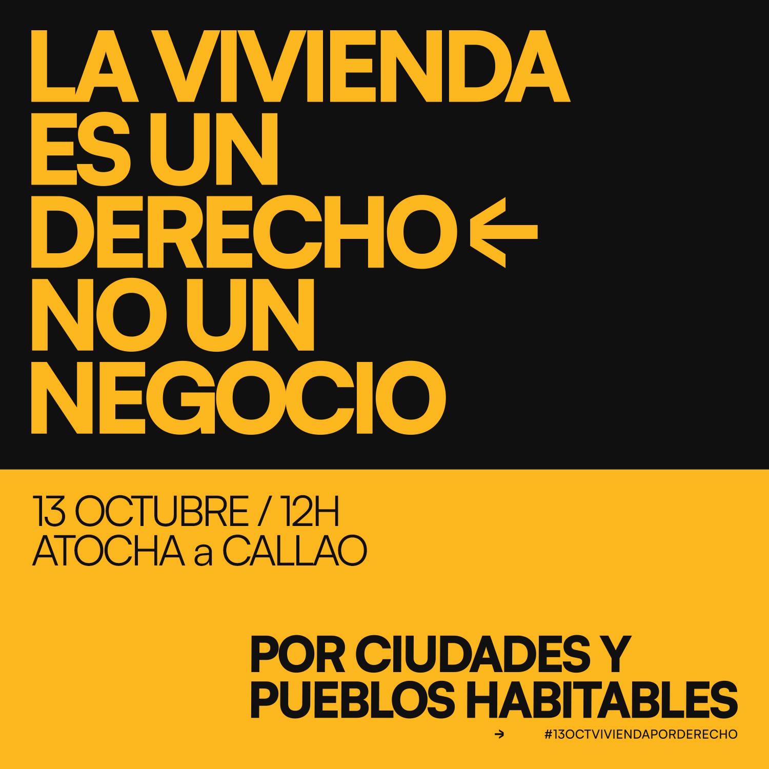 [Madrid] Por el derecho a la vivienda