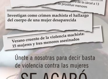 [Madrid] ¡Se acabó! No más violencia contra las mujeres