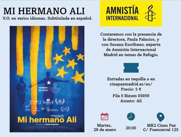 [Madrid]  Proyección documental "Mi hermano Alí"