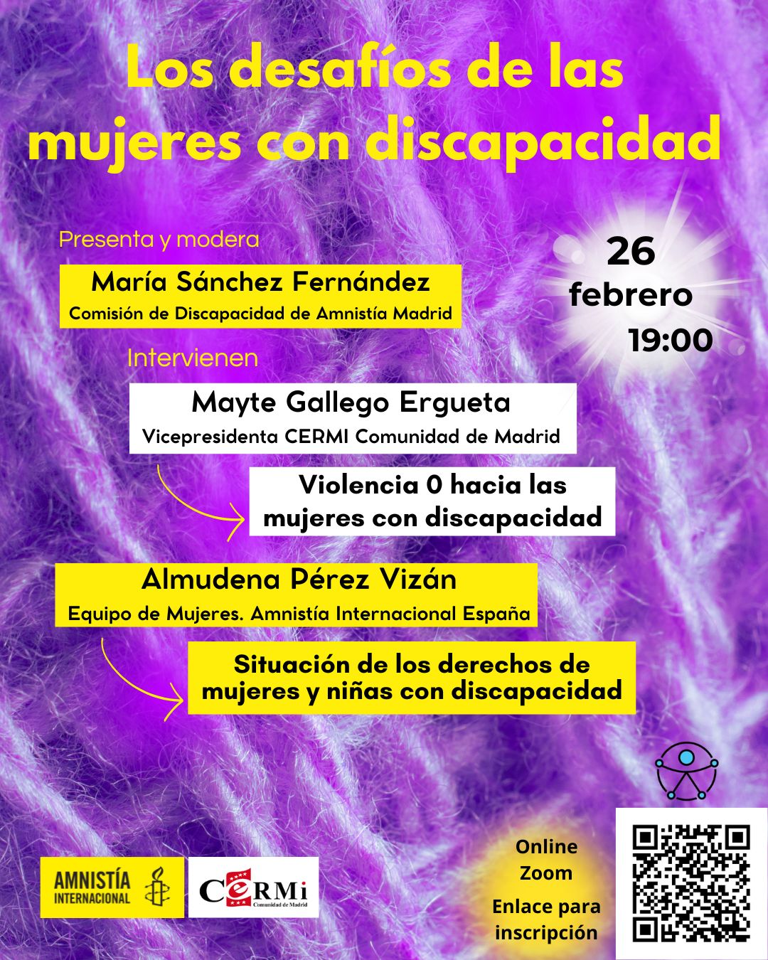 Mesa Redonda Los desafíos de las mujeres con discapacidad