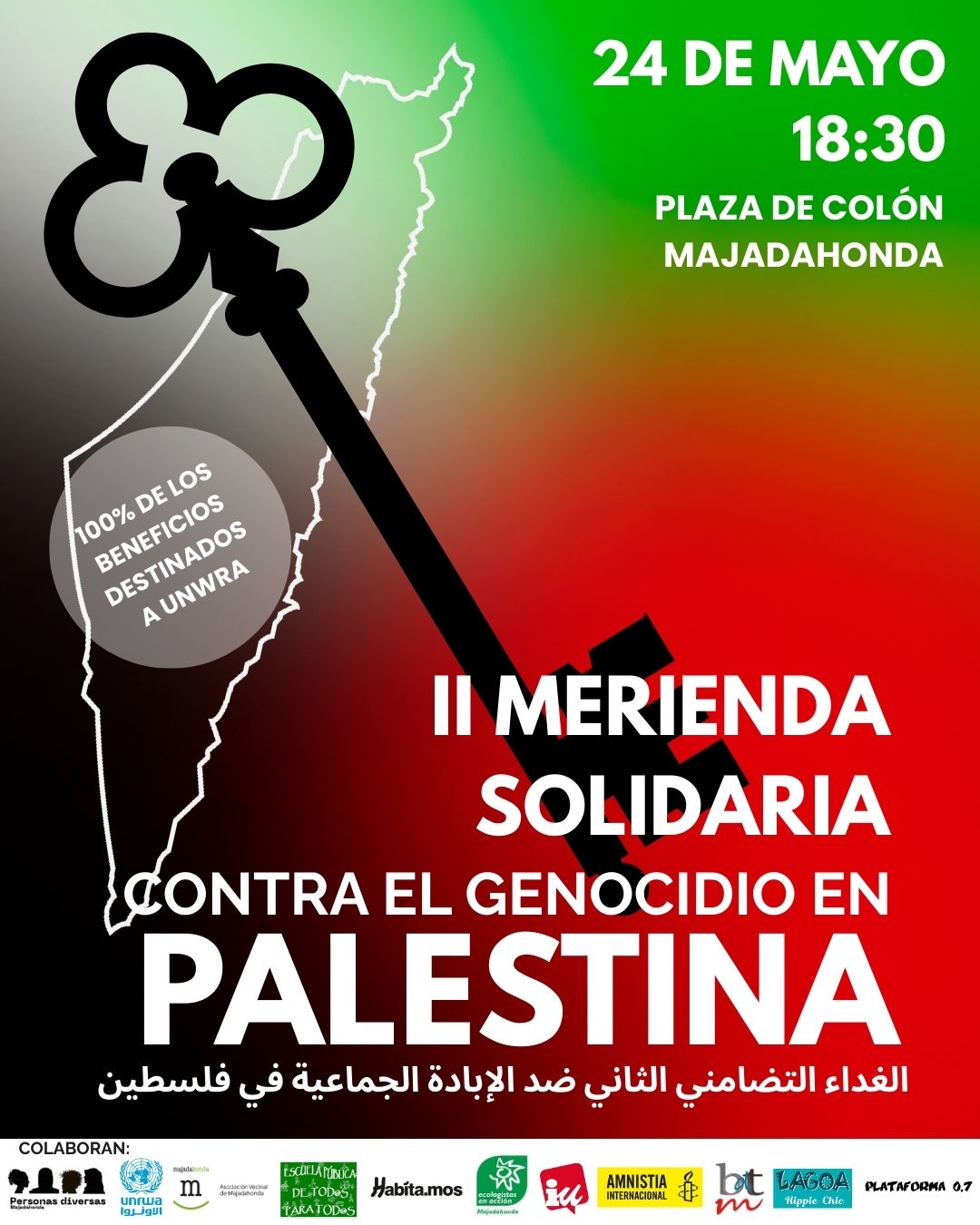 [Majadahonda] Merienda contra el genocidio en Palestina