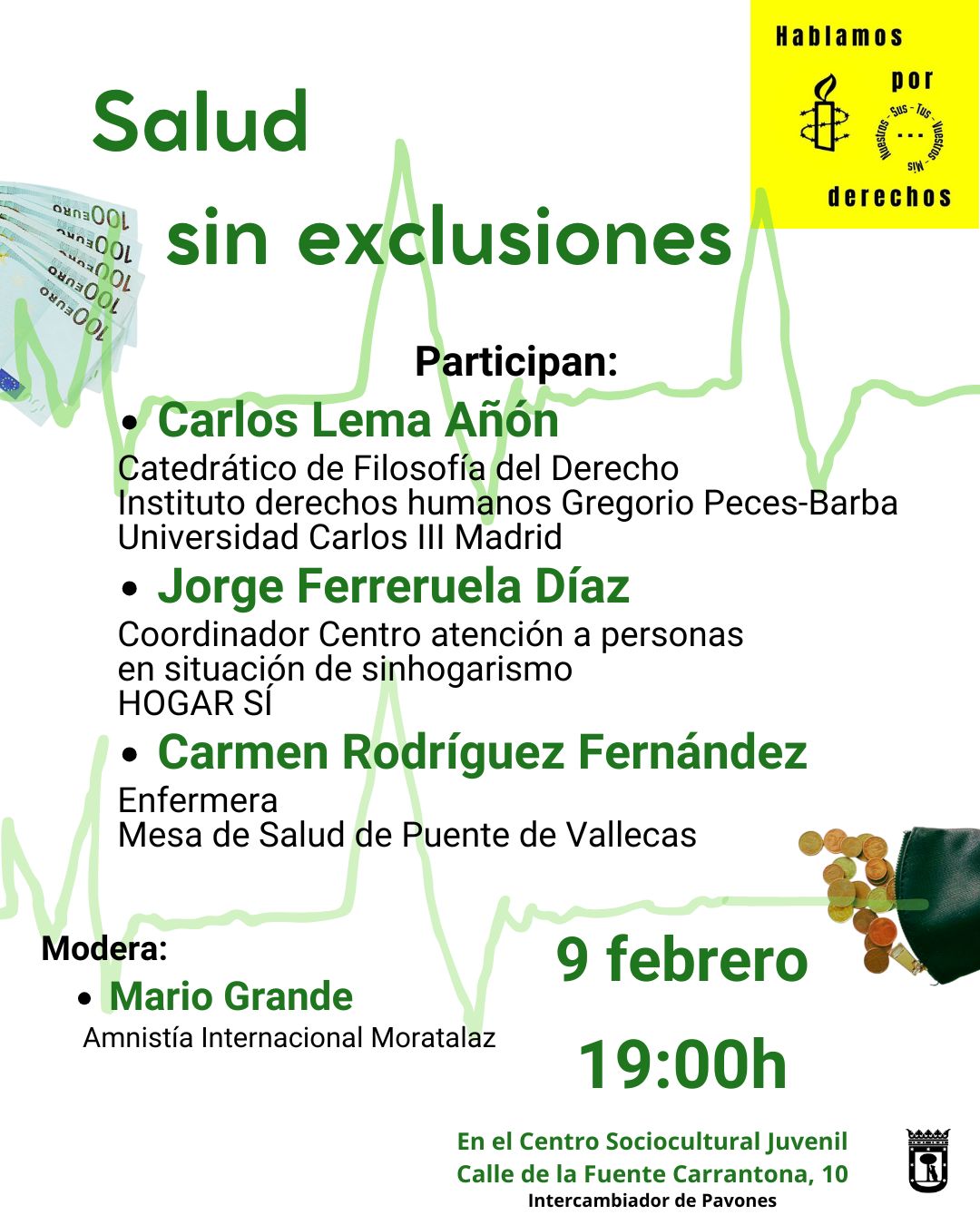 [Madrid-Moratalaz] Salud sin exclusiones