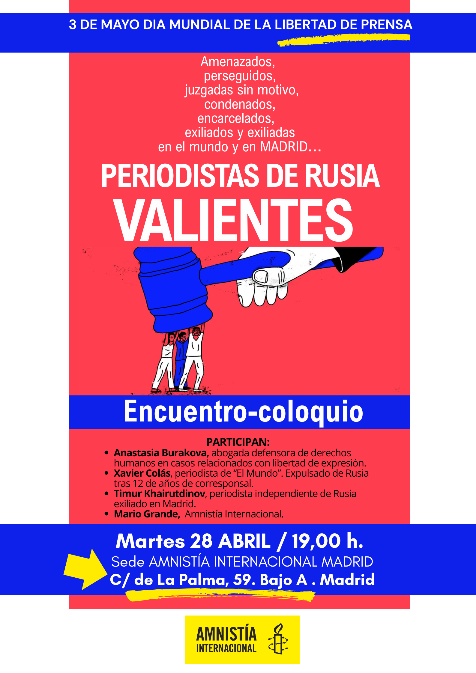 [Madrid] Periodistas de Rusia Valientes-