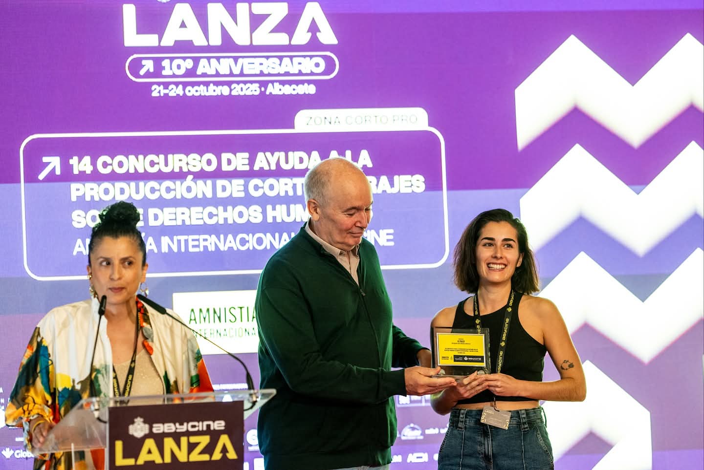 “ULTRASÒ” DE AITANA AHRENS GANADORA EN 2025 DEL CONCURSO DE AYUDAS A LA PRODUCCIÓN DE CORTOS ORGANIZADO POR AMNISTÍA INTERNACIONAL JUNTO CON ABYCINE “ULTRASÒ” DE AITANA AHRENS GANADORA EN 2025 DEL CONCURSO DE AYUDAS A LA PRODUCCIÓN DE CORTOS ORGANIZADO POR AMNISTÍA INTERNACIONAL JUNTO CON ABYCINE
