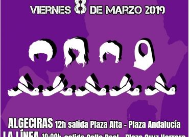 Campo de Gibraltar - Participación en manifestaciones del día de la mujer