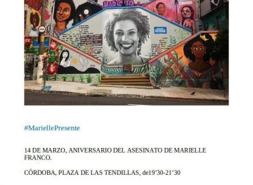 Córdoba - Aniversario del asesinato de Marielle Franco