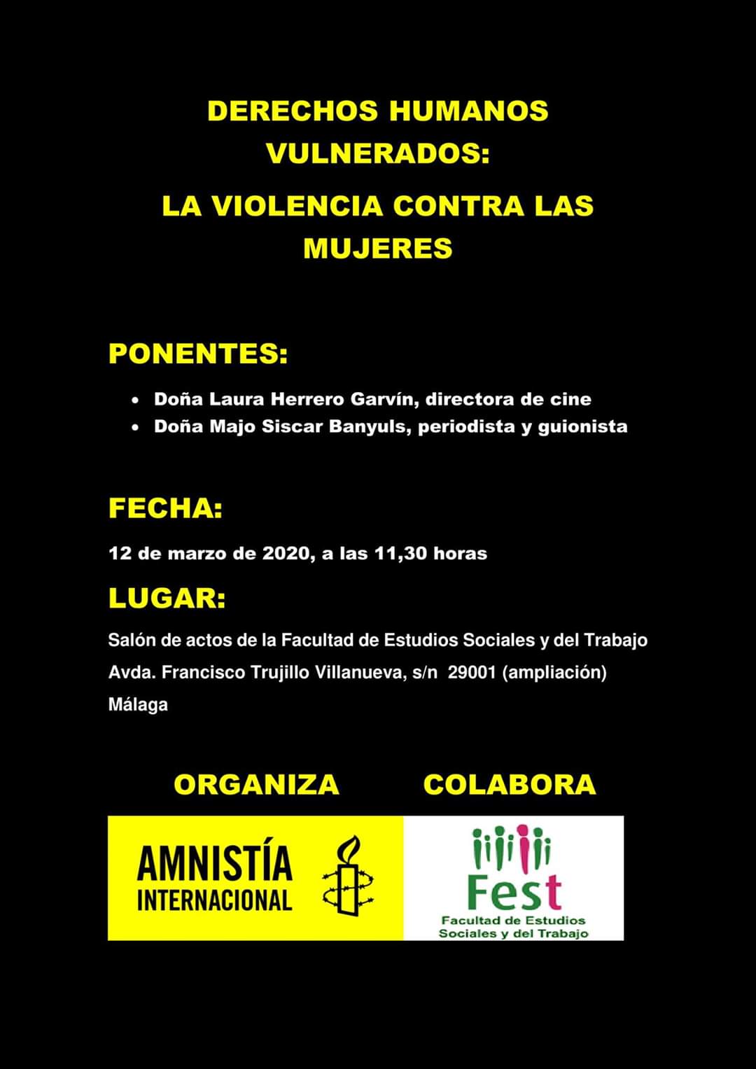 Málaga - Derechos humanos vulnerados: la violencia contra las mujeres