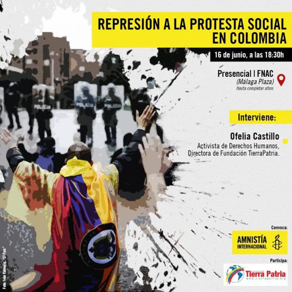 Málaga - Represión a la protesta social en Colombia