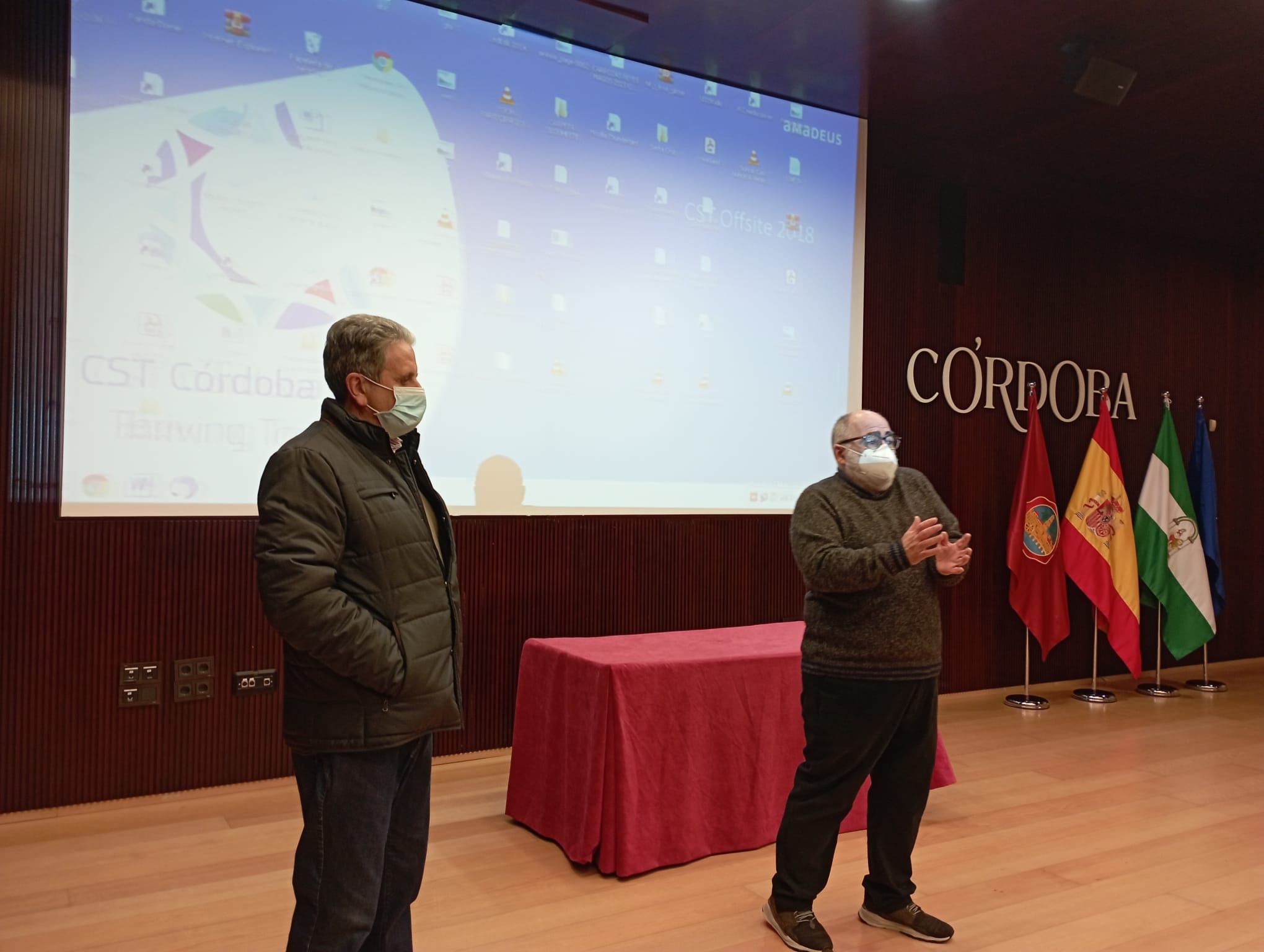 Córdoba-Presentación de Antígone, en Cine Cercano