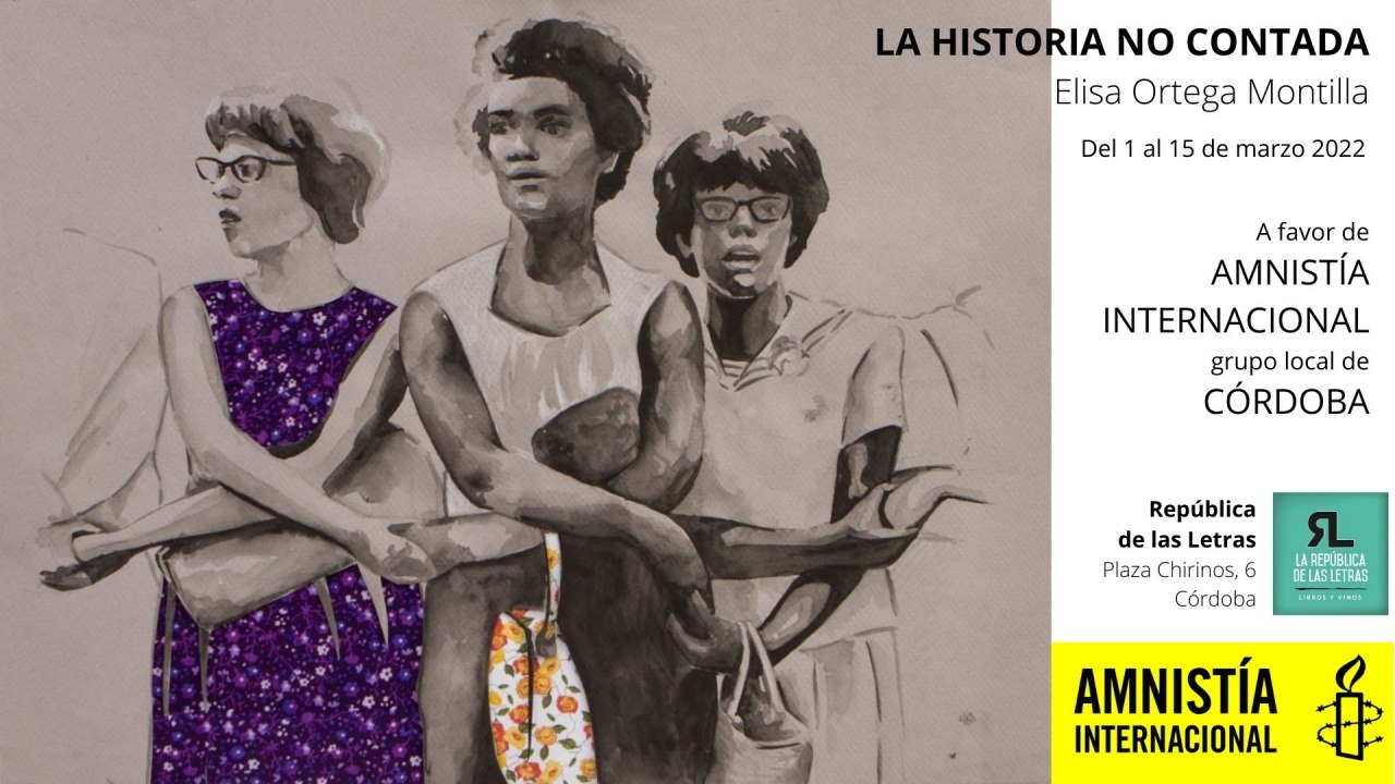 Córdoba-Exposición de Pintura La historia no contada, de Elisa Ortega Montilla