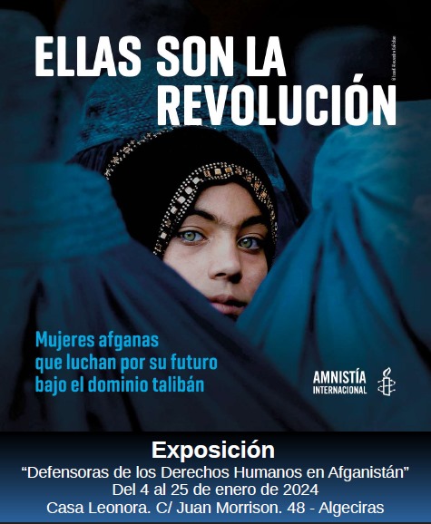 Exposición "Defensoras de los Derechos Humanos en Afganistán" en Algeciras