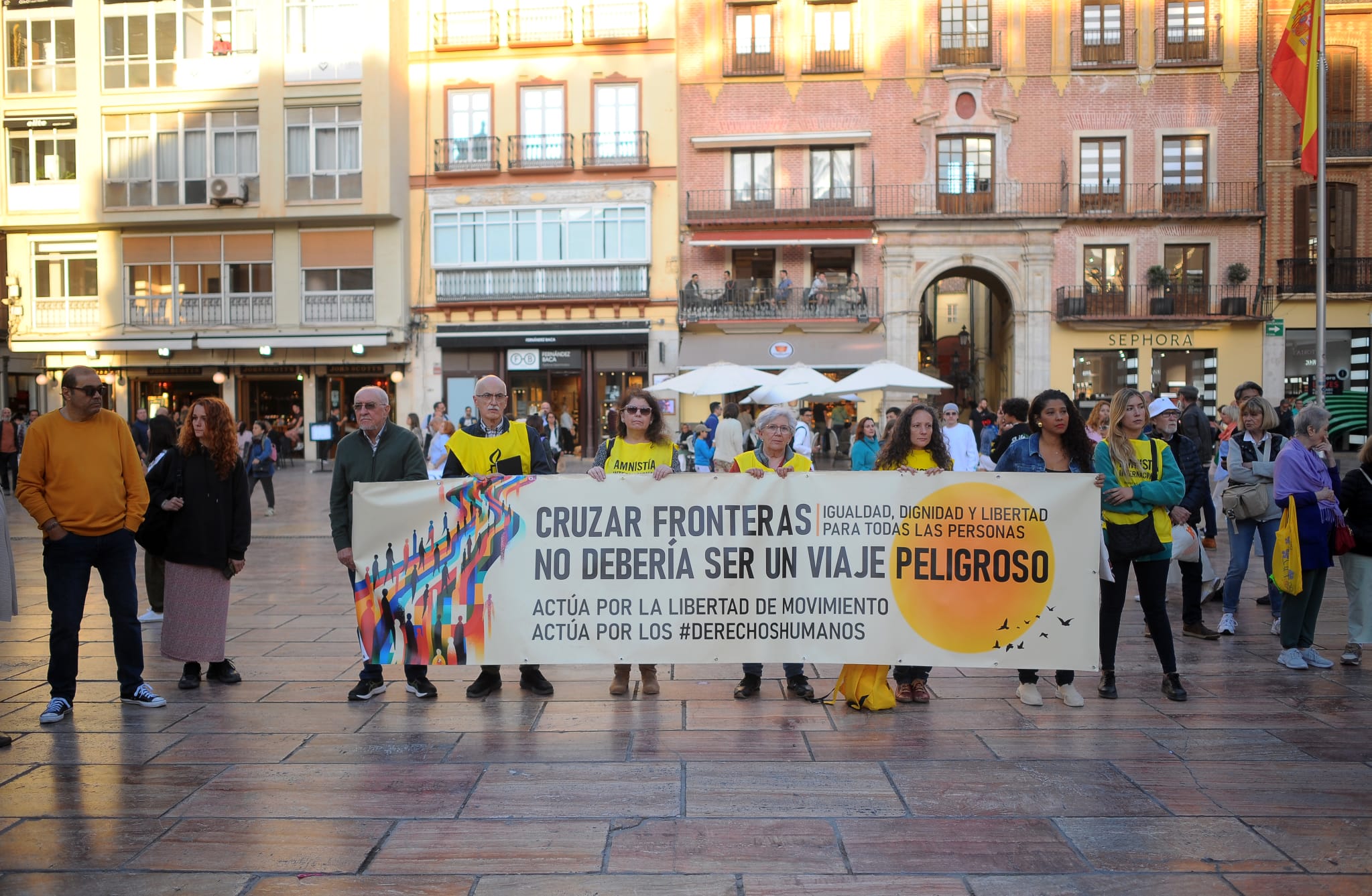 Círculo del Silencio en Málaga: Levantando voces por los migrantes
