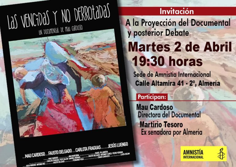 Proyección del documental "Las vencidas y no derrotadas".
